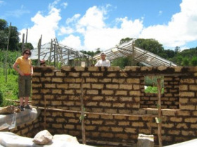 House building in Honduras
